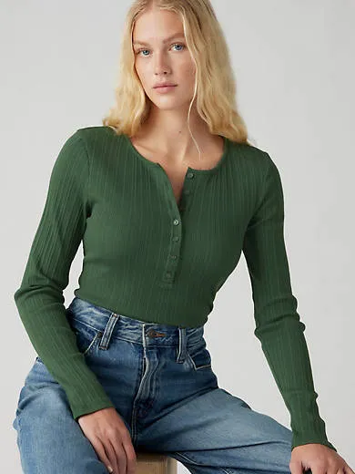 Dry Goods Vacationer Ribbed Henley sold by Levi's