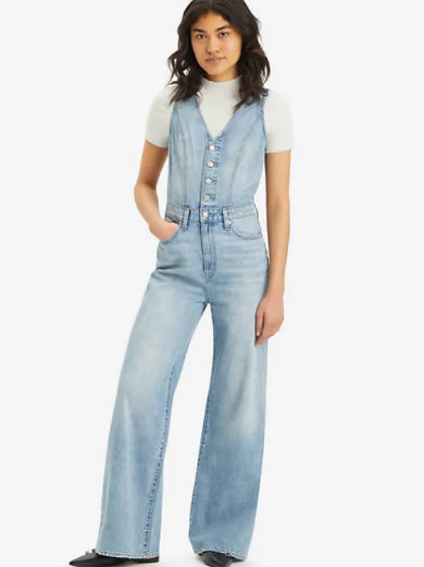 Denim Vest Wide Leg Jumpsuit sold by Levi's