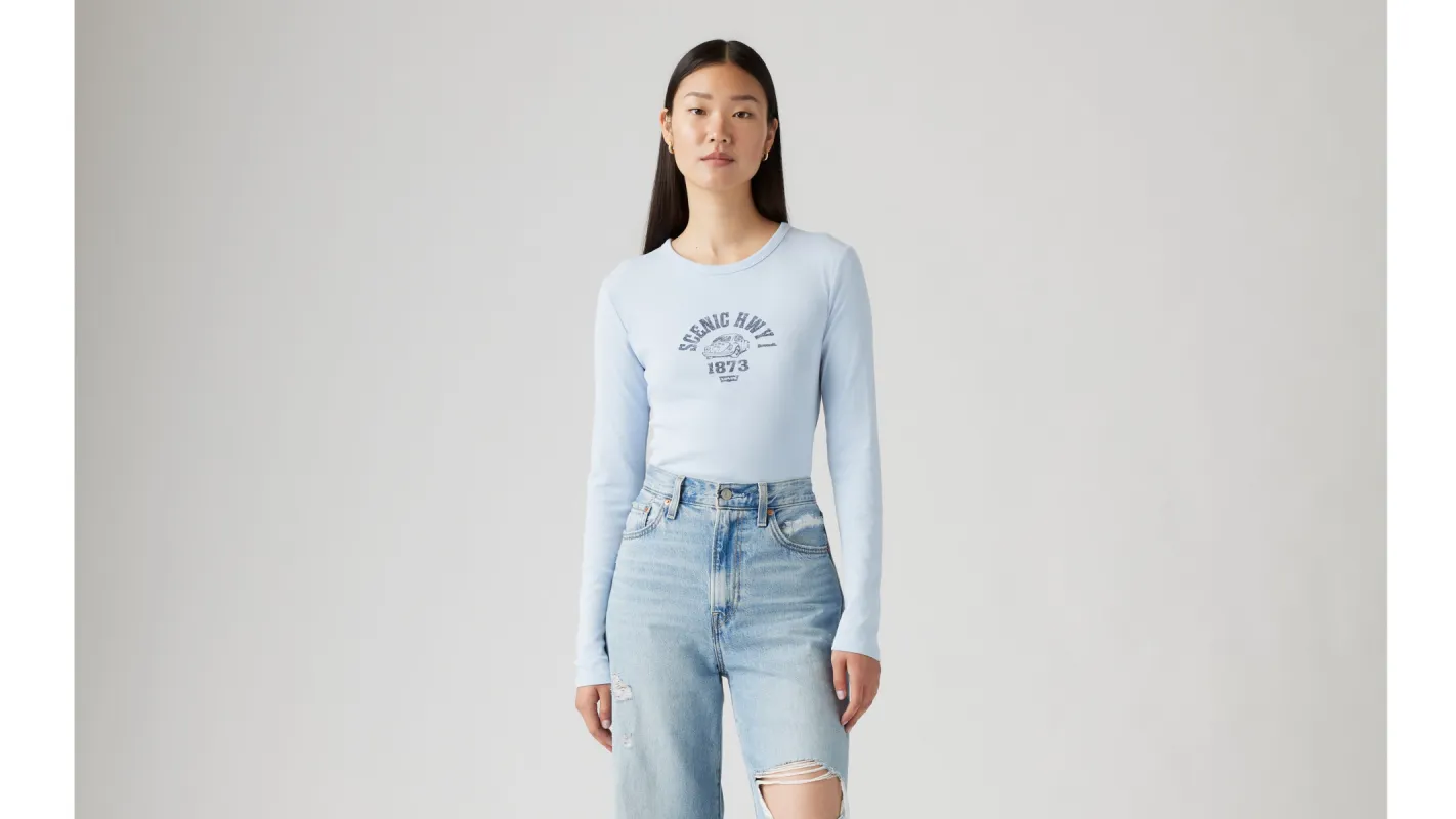 Graphic Long Sleeve Rickie T-Shirt sold by Levi's