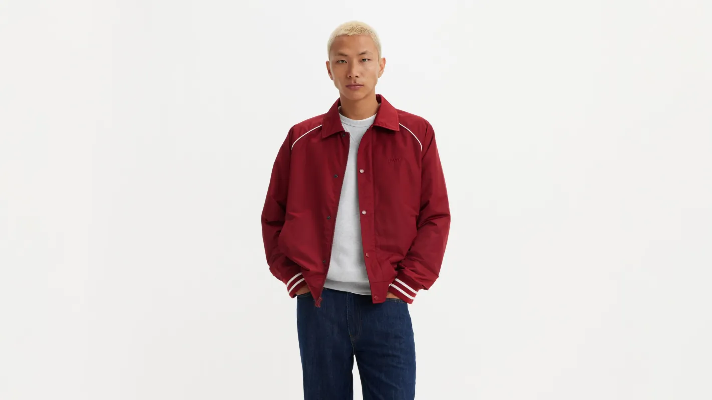 Laydown Collar Raglan Varsity Jacket sold by Levi's