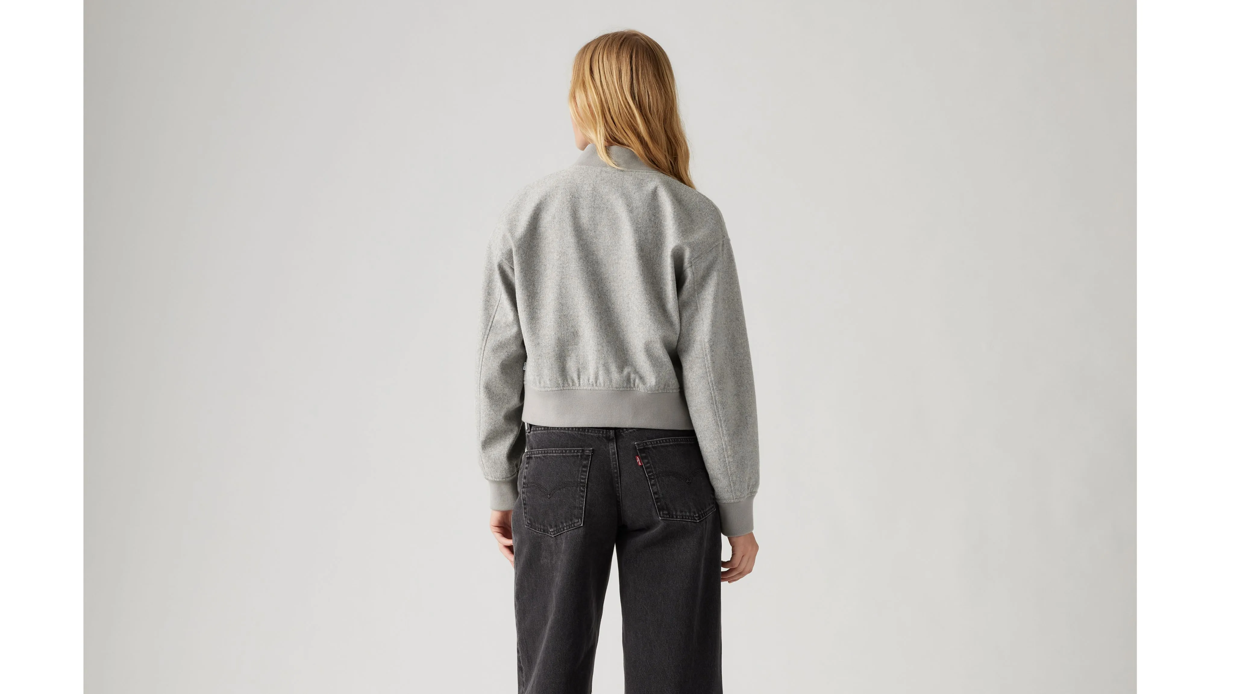 Cropped Varsity Bomber Jacket sold by Levi's product image thumbnail 2