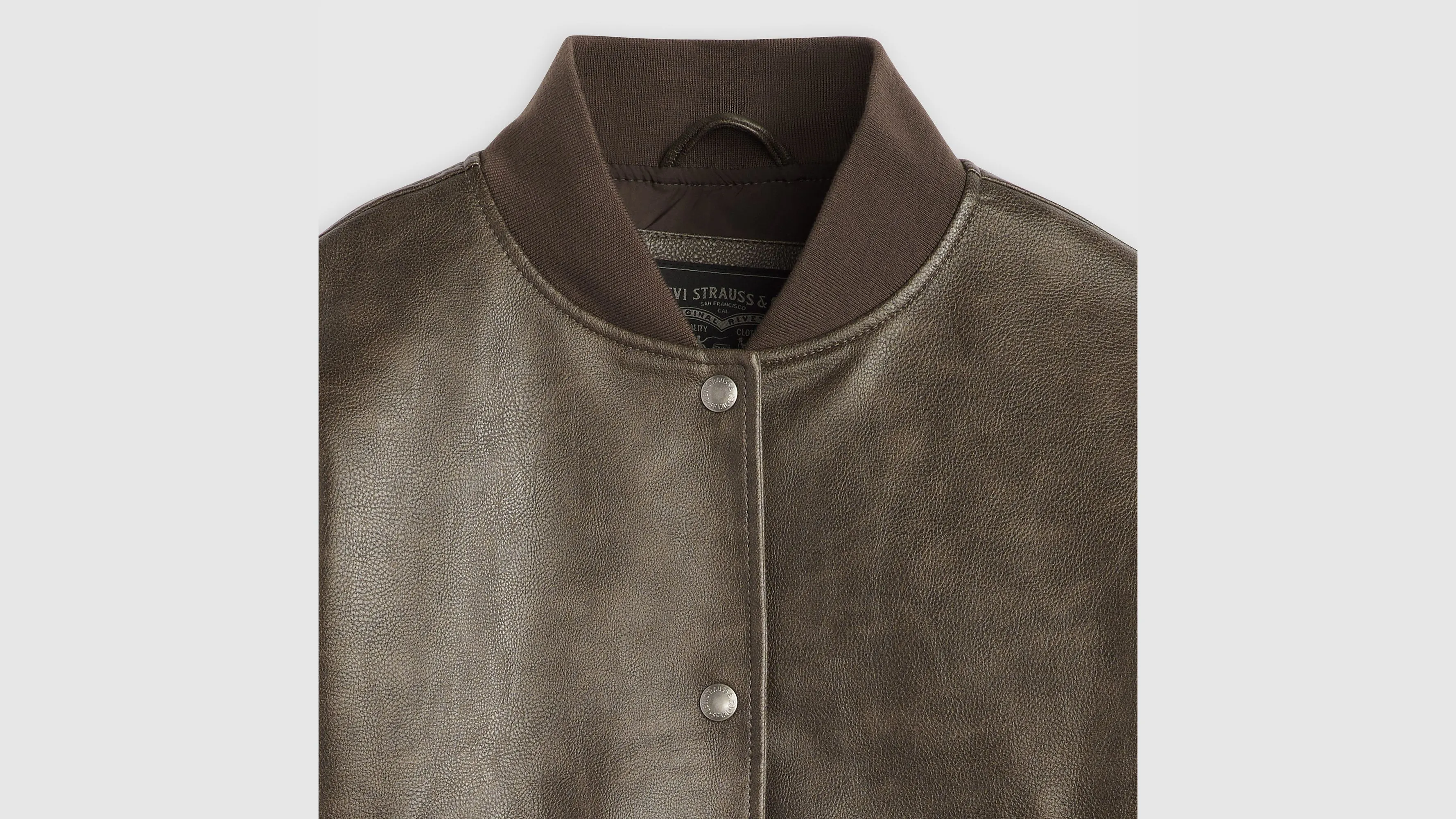 Cropped Varsity Bomber Jacket sold by Levi's product image thumbnail 4