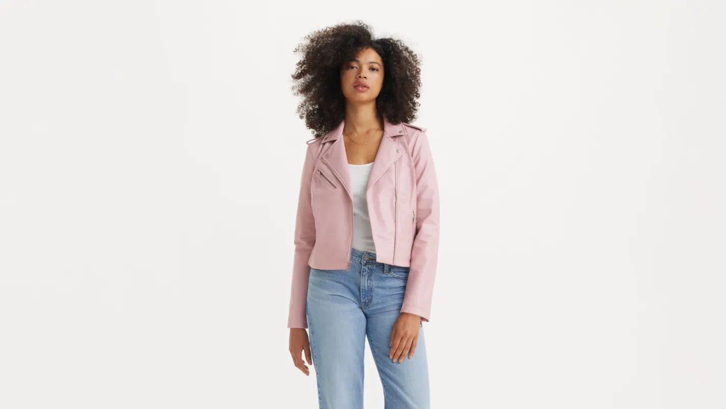 Faux Leather Moto Jacket sold by Levi's