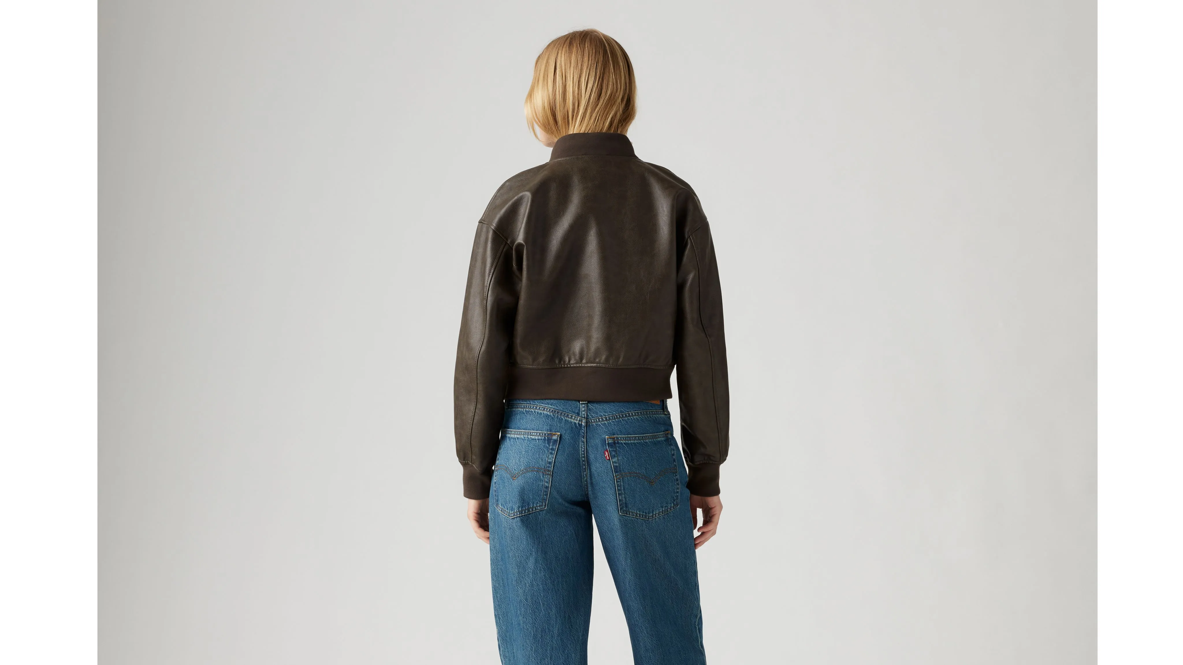 Cropped Varsity Bomber Jacket sold by Levi's product image thumbnail 2