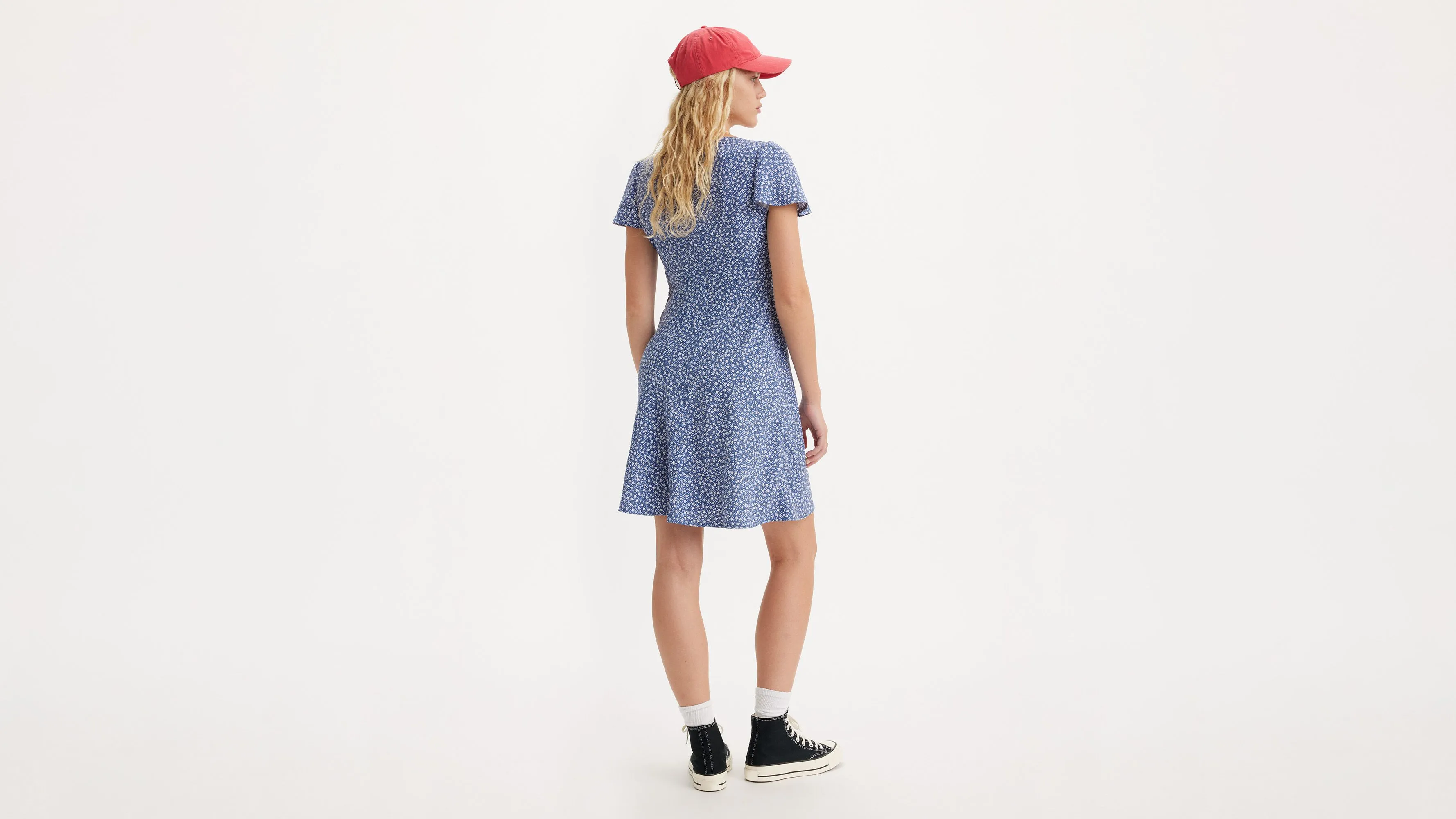 Skylar Flutter Sleeve Dress sold by Levi's product image thumbnail 3