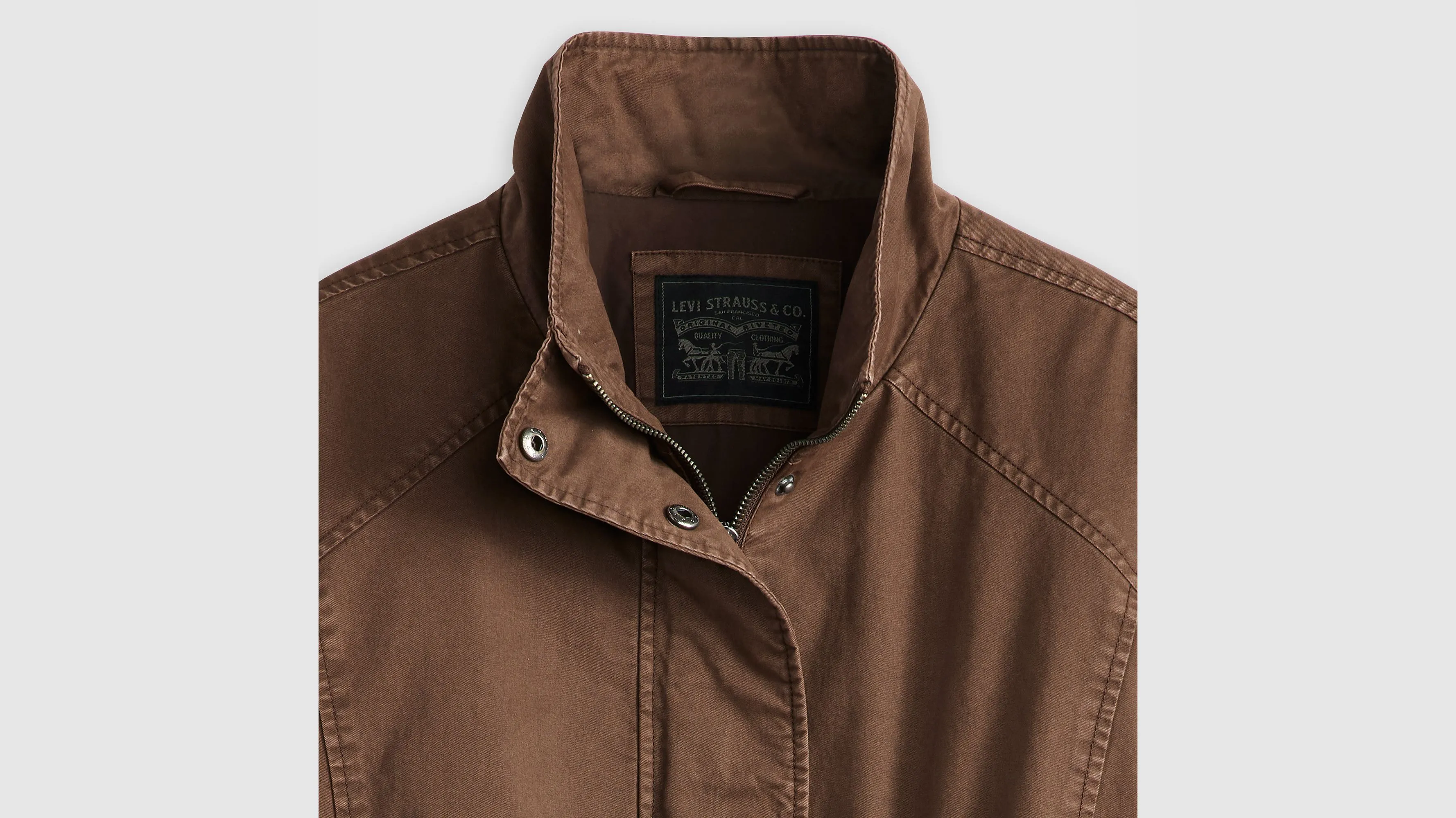 Stand Up Collar Military Jacket sold by Levi's product image thumbnail 4