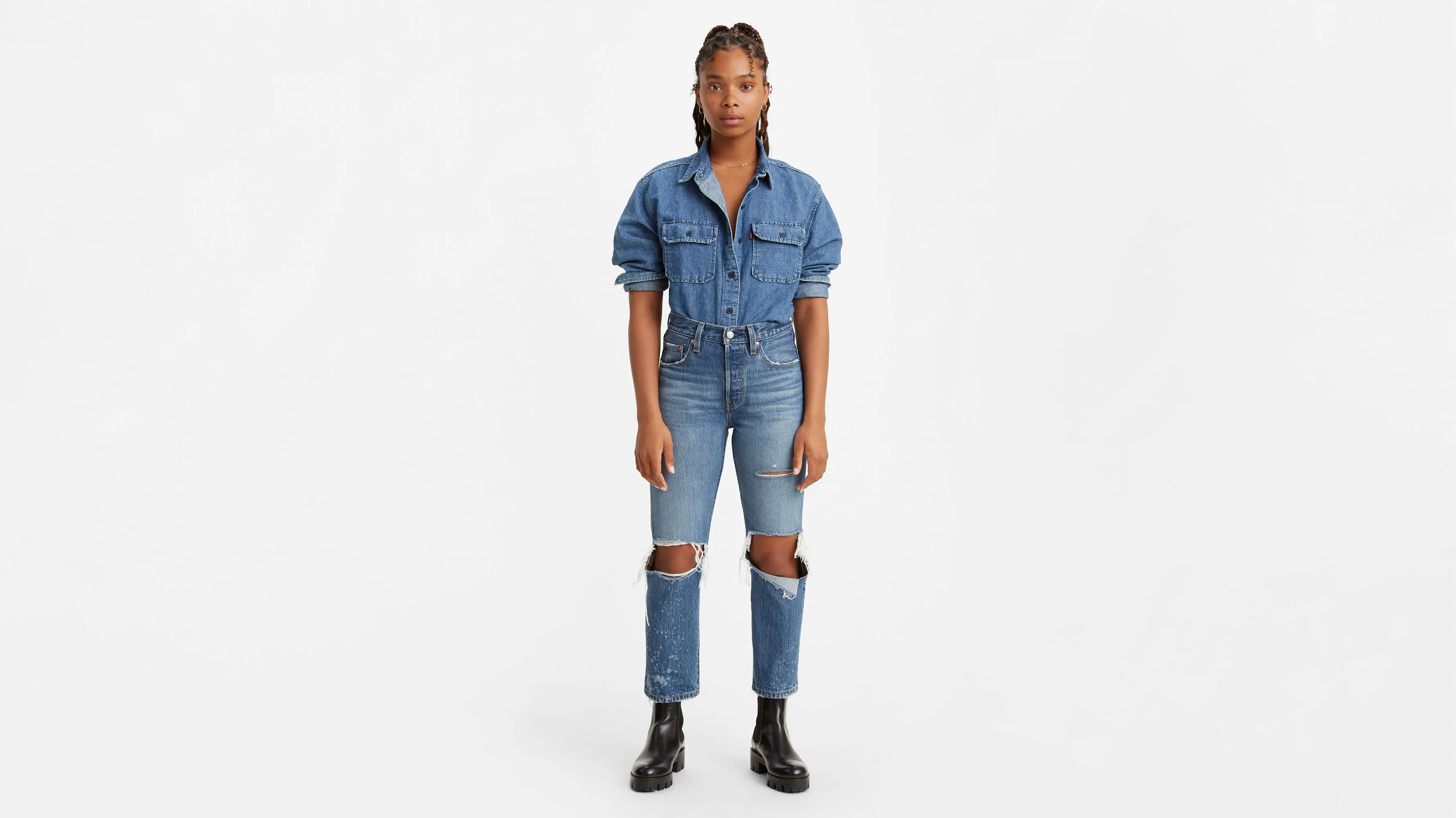 501® Original Cropped Women's Jeans sold by Levi's product image thumbnail 2