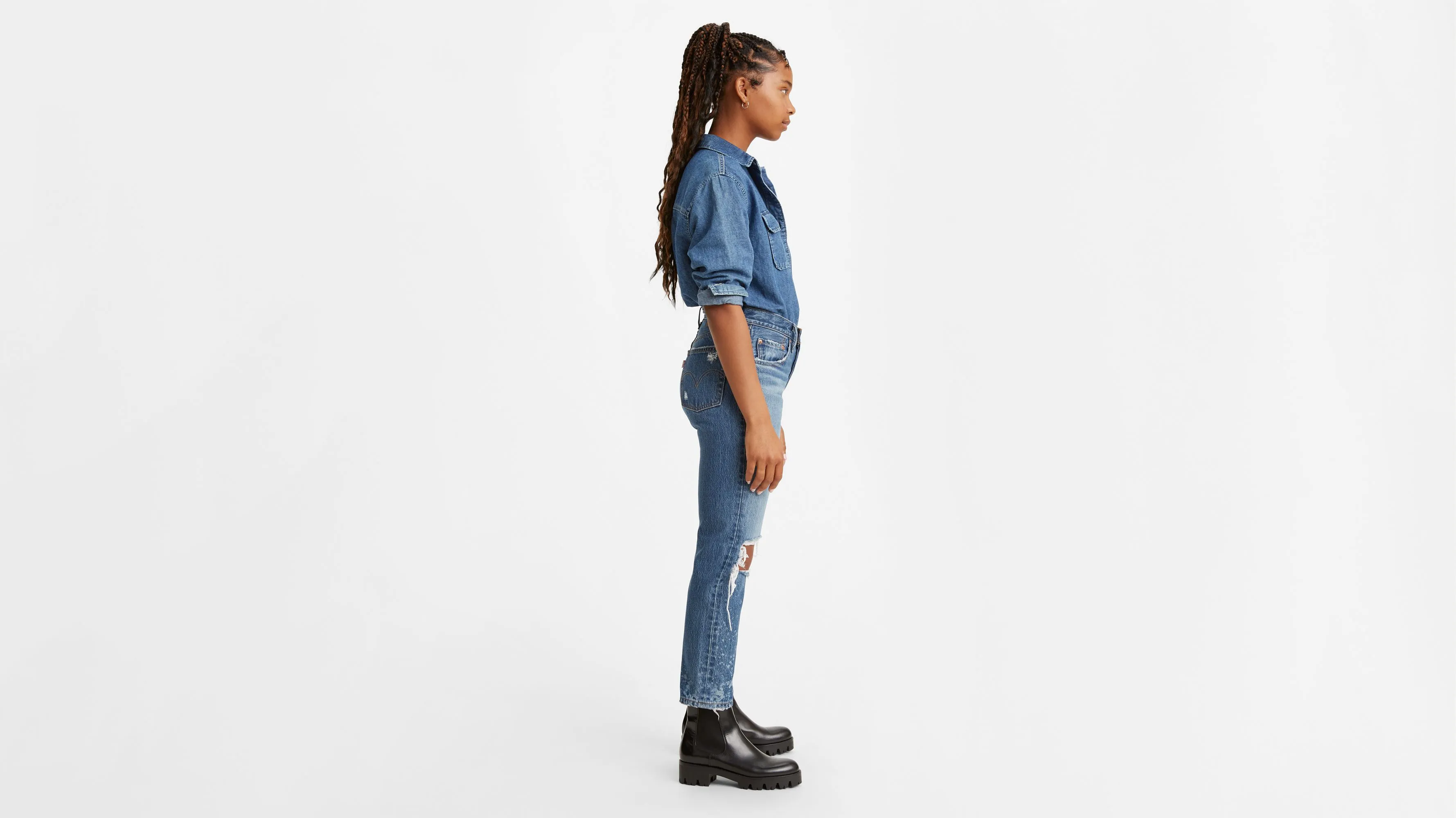 501® Original Cropped Women's Jeans sold by Levi's product image thumbnail 3