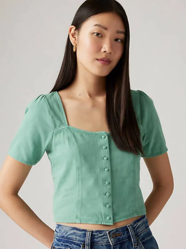 Pascale Short Sleeve Blouse sold by Levi's