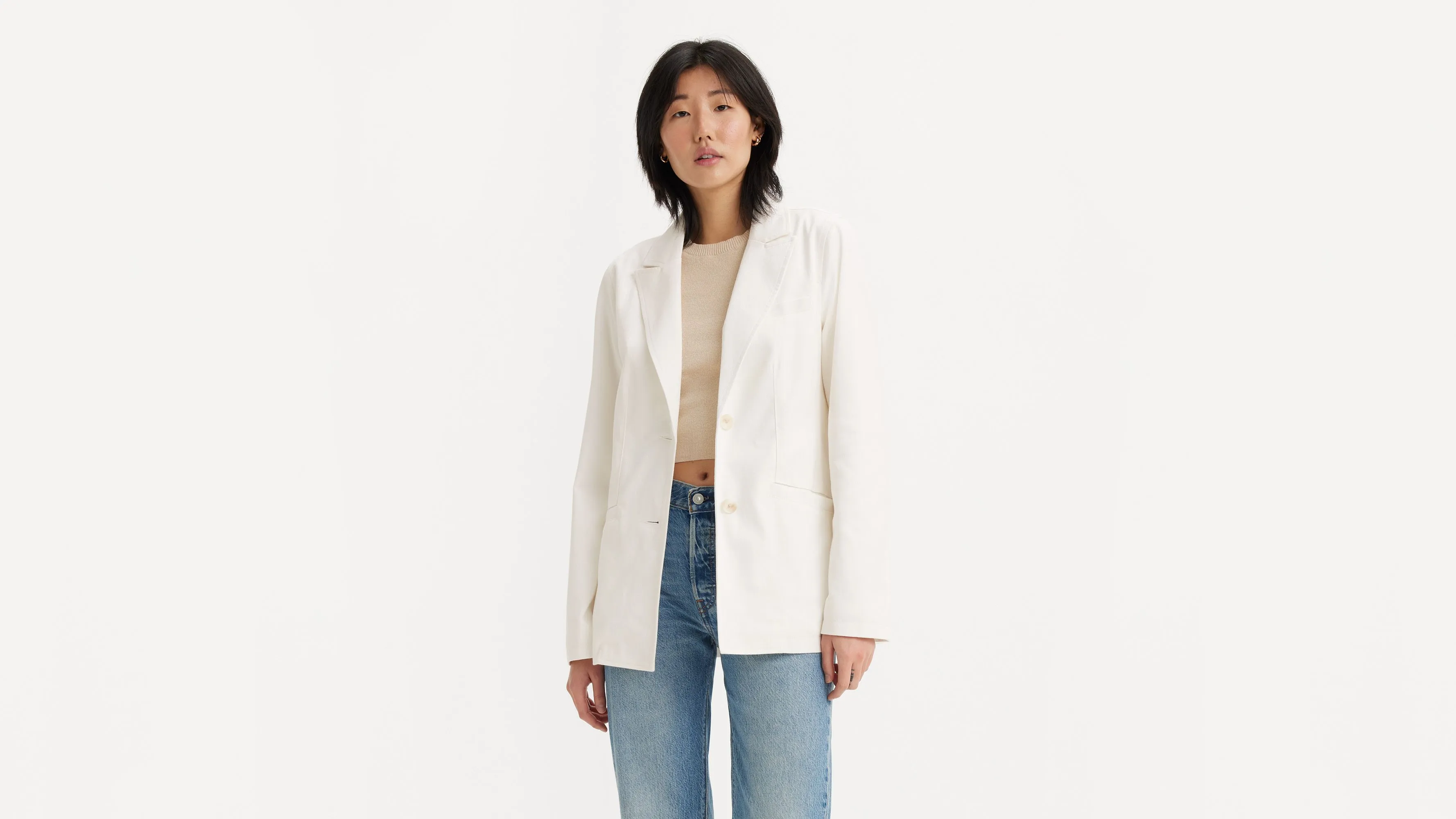 Single Breasted Cotton Blazer sold by Levi's product image thumbnail 2