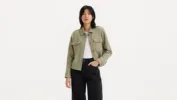 Cropped Shacket sold by Levi's