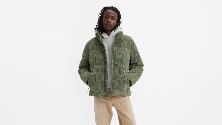 Corduroy Bubble Puffer Jacket sold by Levi's
