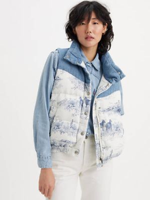 Juno Western Puffer Vest sold by Levi's