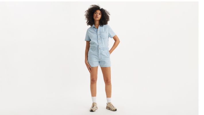 Heritage Short Sleeve Romper sold by Levi's