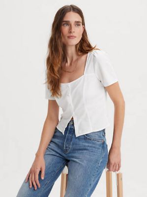 Pascale Short Sleeve Blouse sold by Levi's