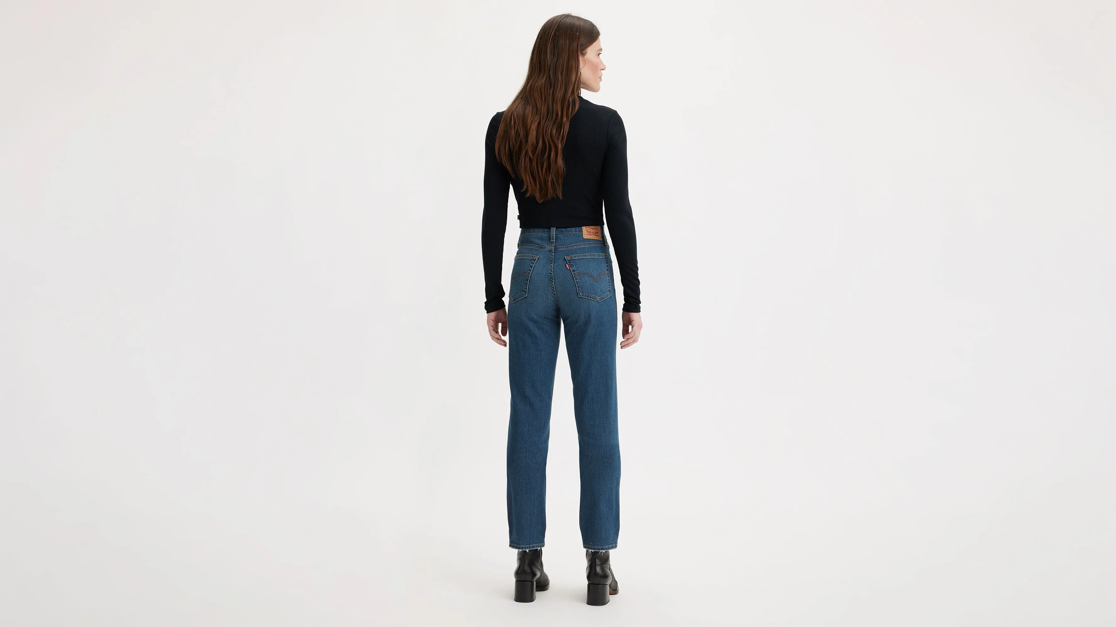 724 High Rise Slim Straight Cropped Women's Jeans sold by Levi's product image thumbnail 3