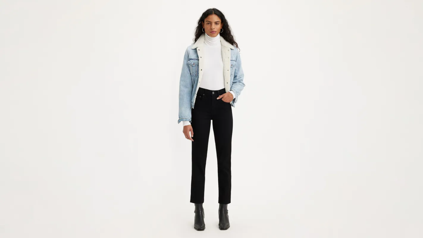 724 High Rise Slim Straight Cropped Women's Jeans sold by Levi's