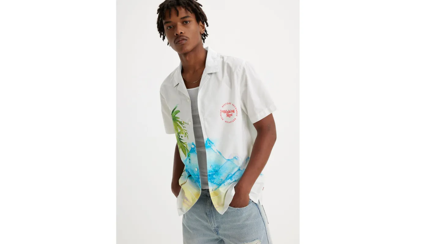 Sunset No Pocket Camp Shirt sold by Levi's