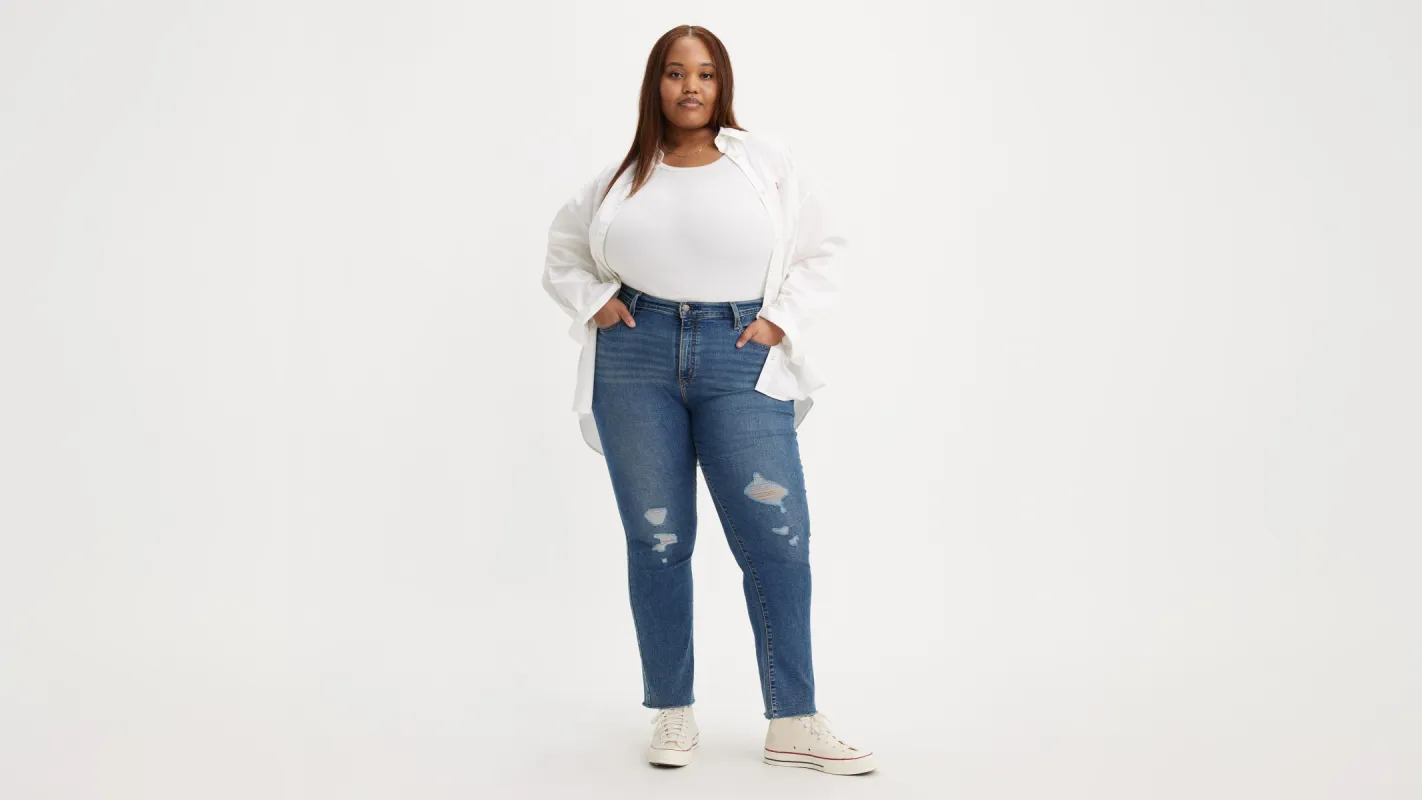 724 High Rise Straight Women's Jeans (Plus Size) sold by Levi's