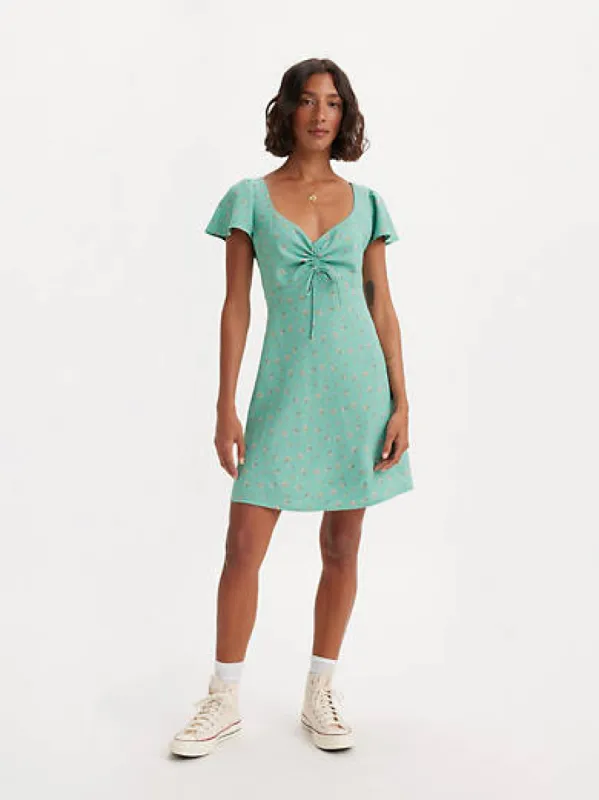 Skylar Flutter Sleeve Dress sold by Levi's