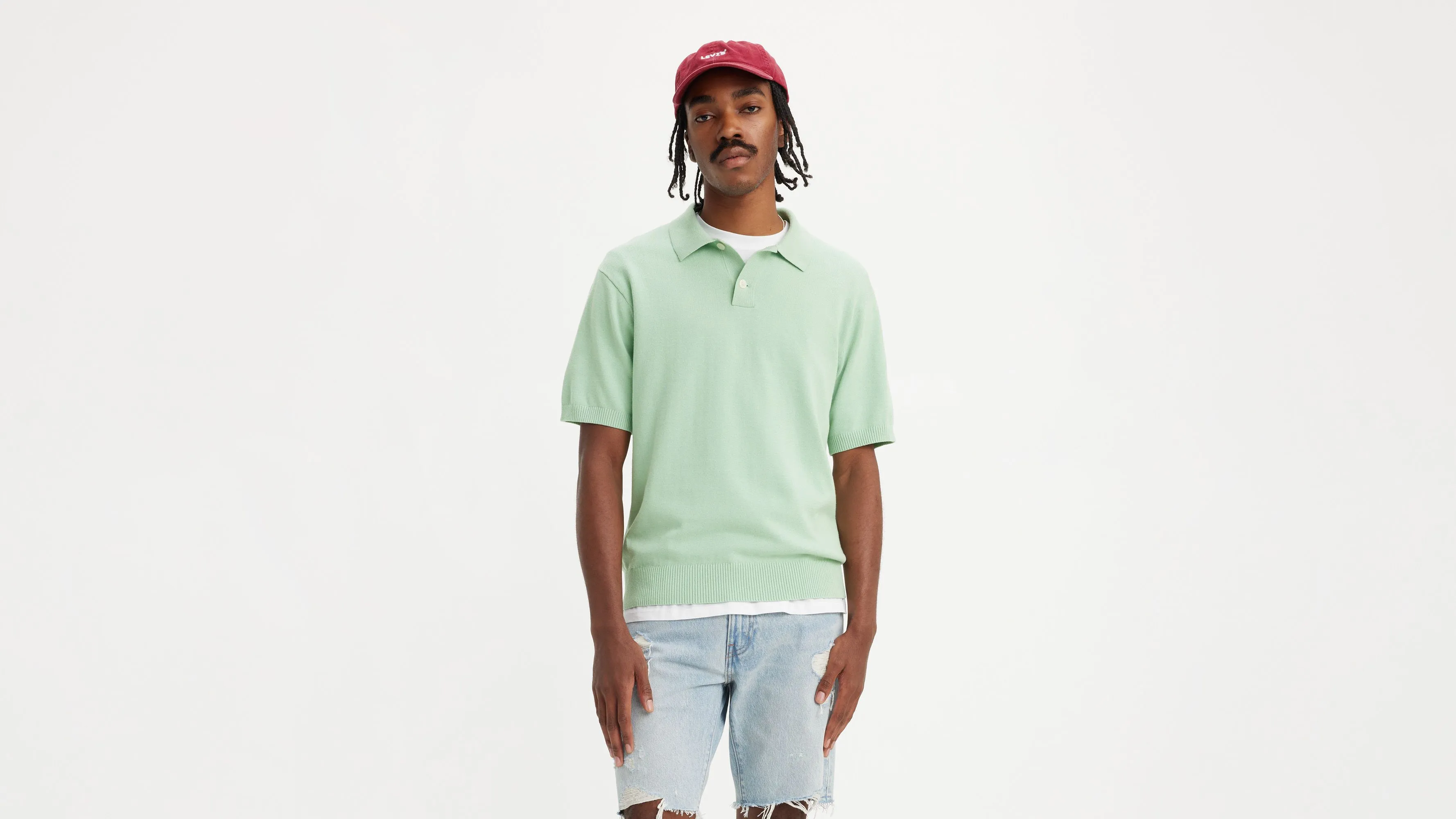 Sweater Knit Polo Shirt sold by Levi's product image thumbnail 4