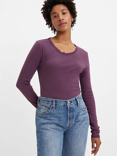 Dry Goods Long Sleeve Top sold by Levi's