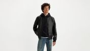 Faux Leather Varsity Bomber Jacket sold by Levi's