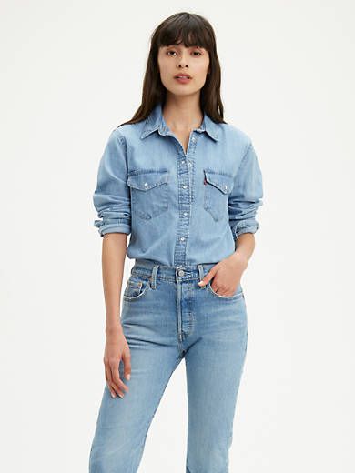 Essential Western Denim Shirt sold by Levi's product image thumbnail 2