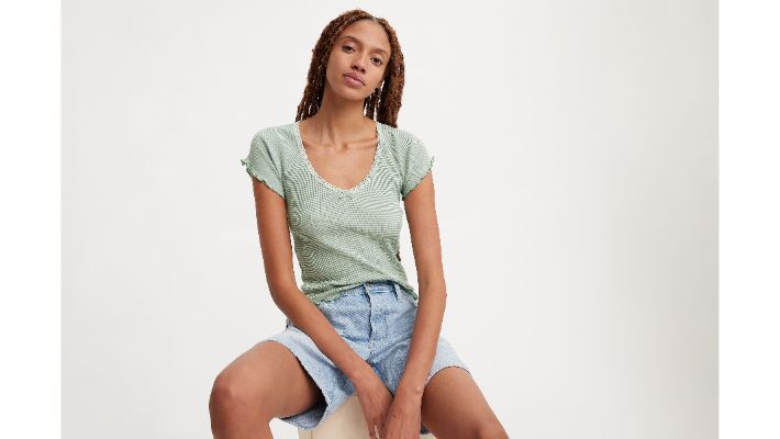 Dry Goods V-Neck T-Shirt sold by Levi's