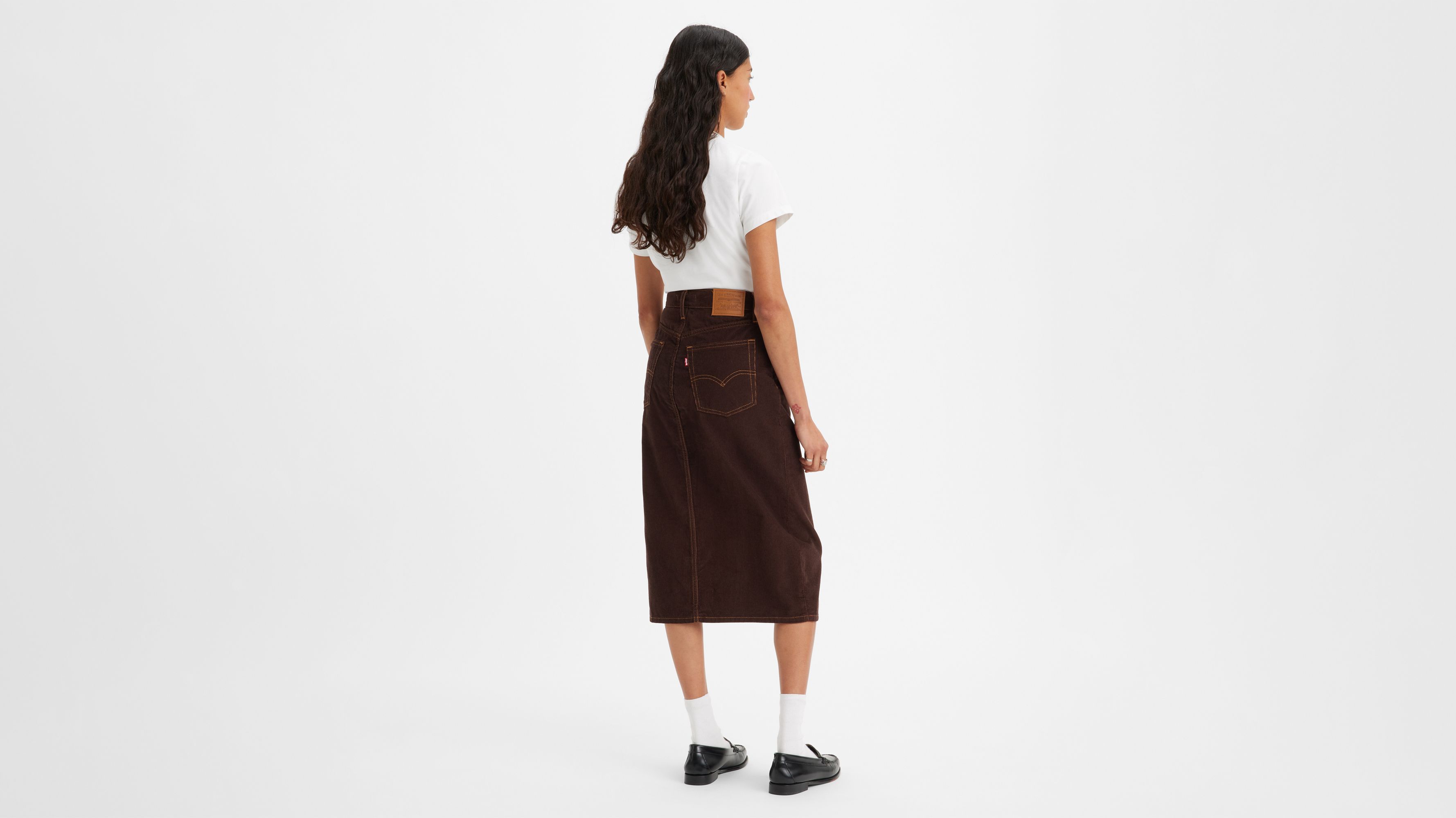 Side Slit Corduroy Skirt sold by Levi's product image thumbnail 3