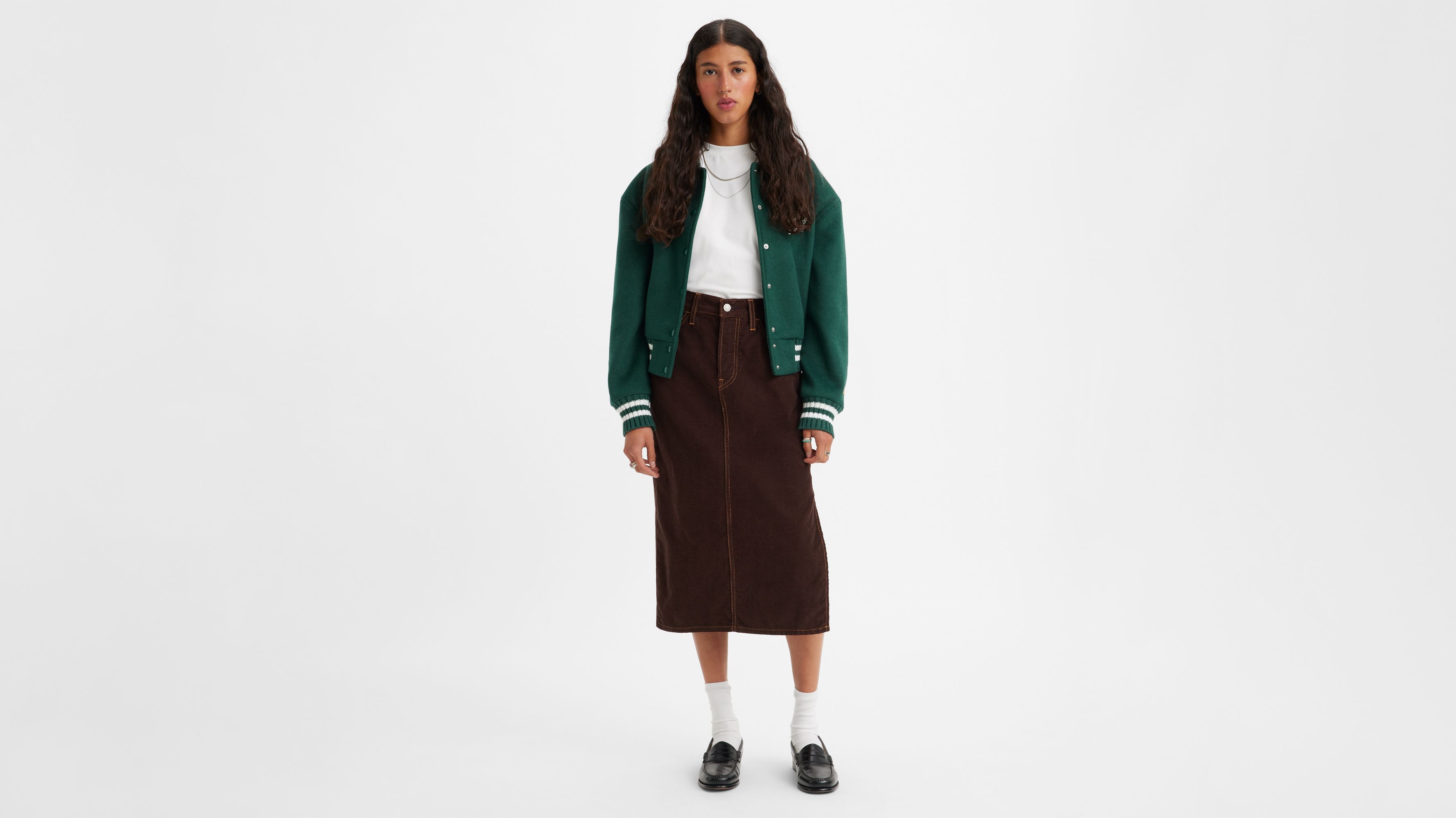 Side Slit Corduroy Skirt sold by Levi's product image thumbnail 5