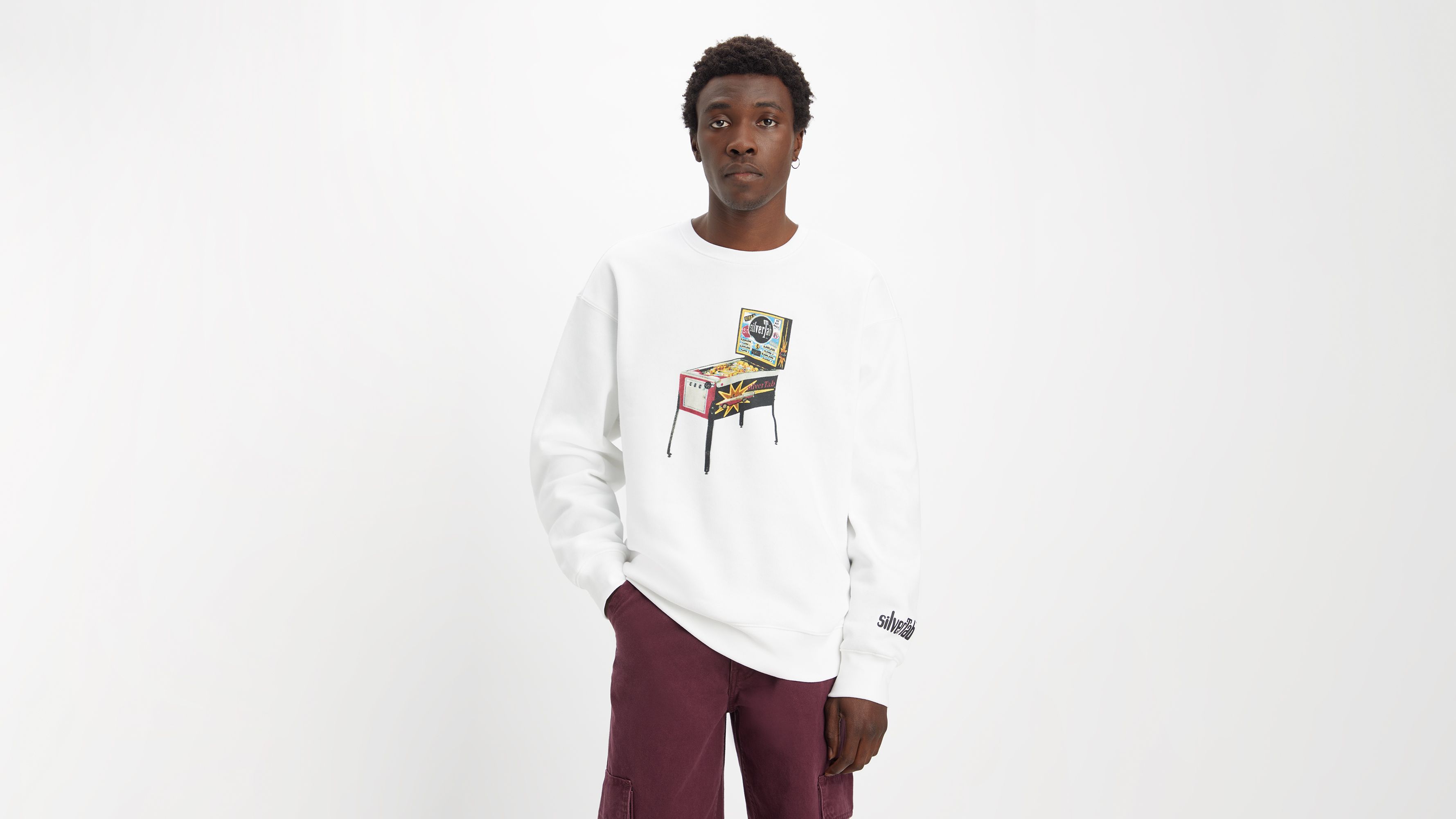 SilverTab™ Relaxed Graphic Crewneck Sweatshirt sold by Levi's