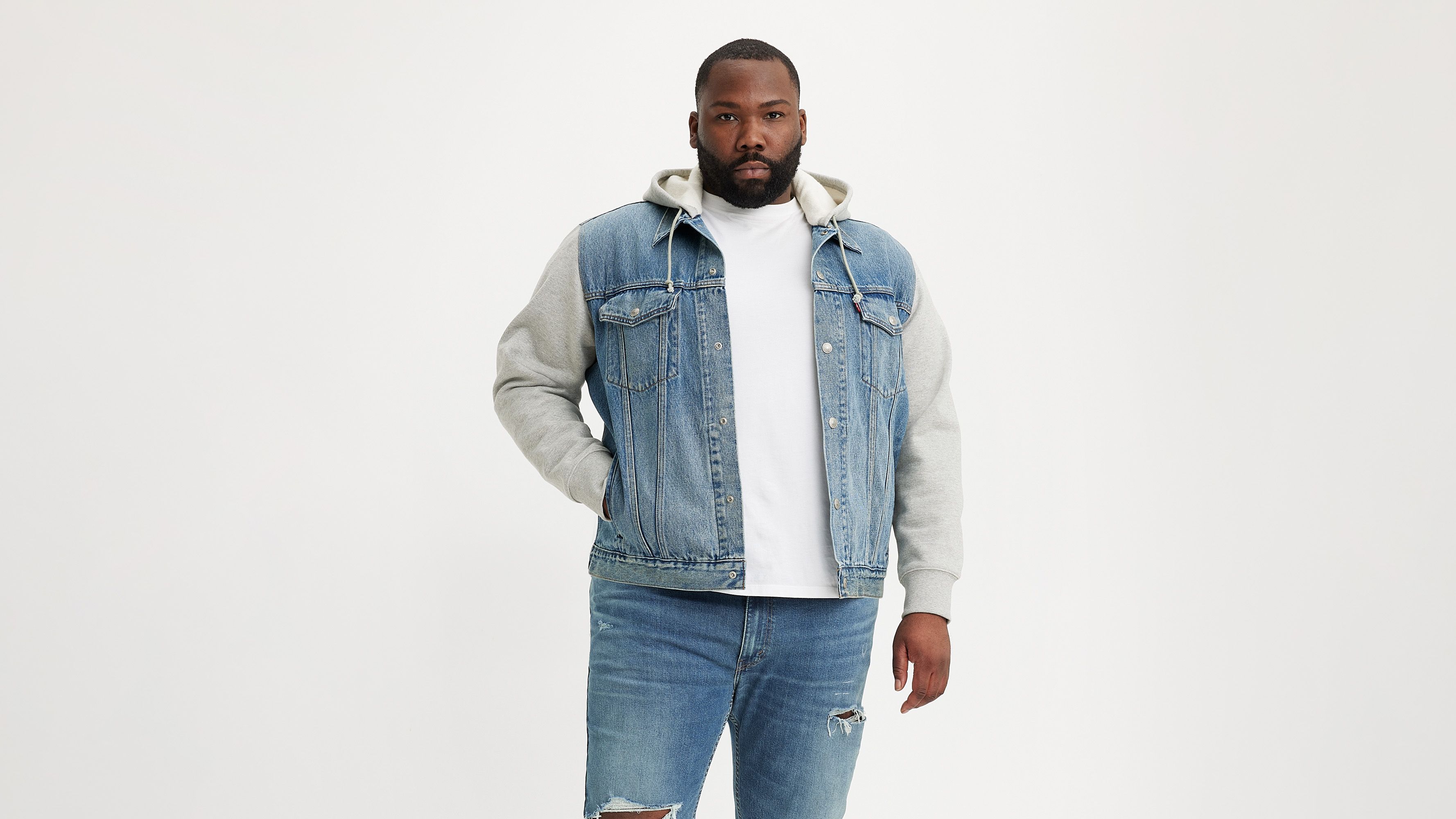Hybrid Hoodie Trucker Jacket (Big) sold by Levi's