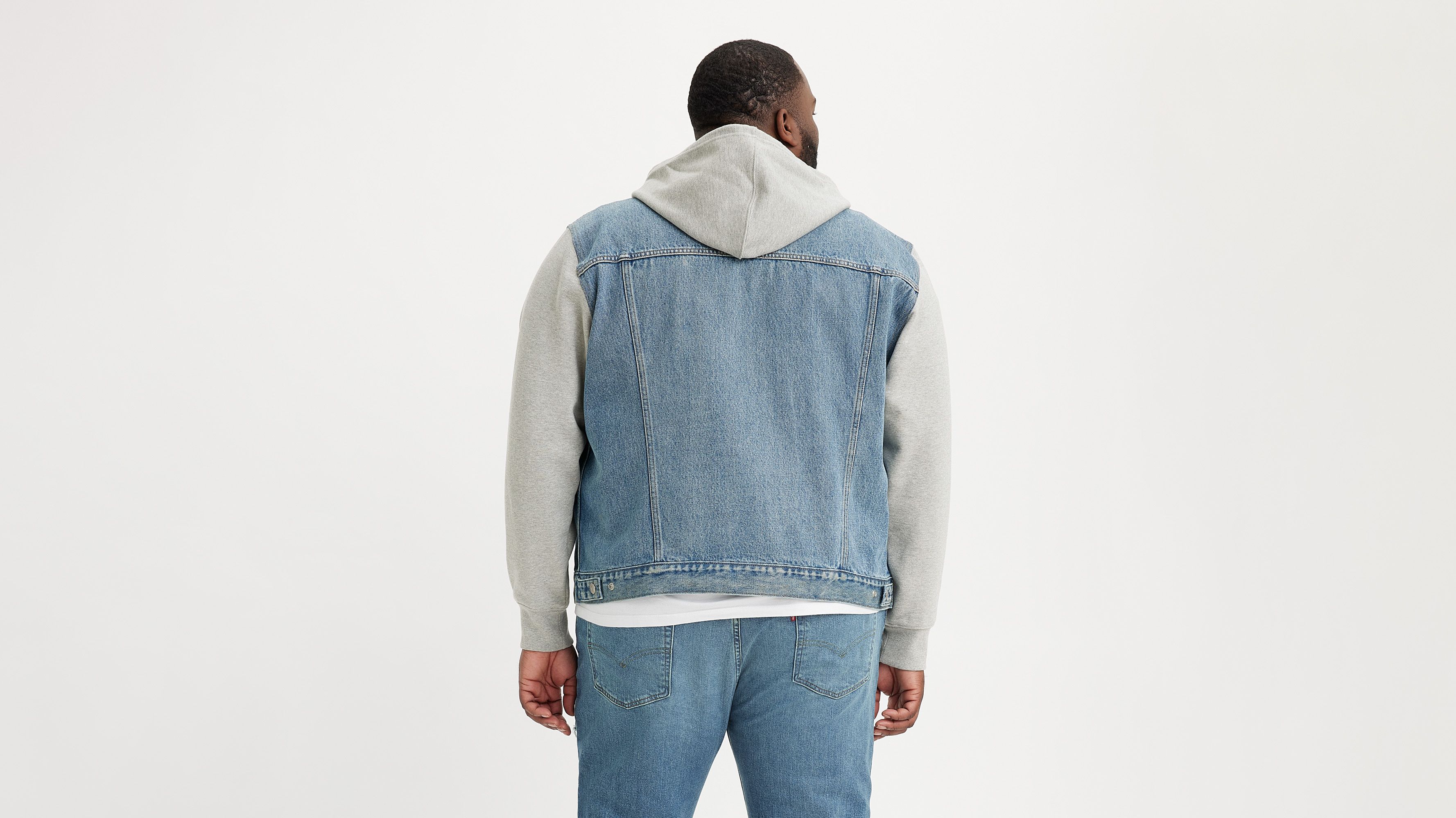 Hybrid Hoodie Trucker Jacket (Big) sold by Levi's product image thumbnail 2