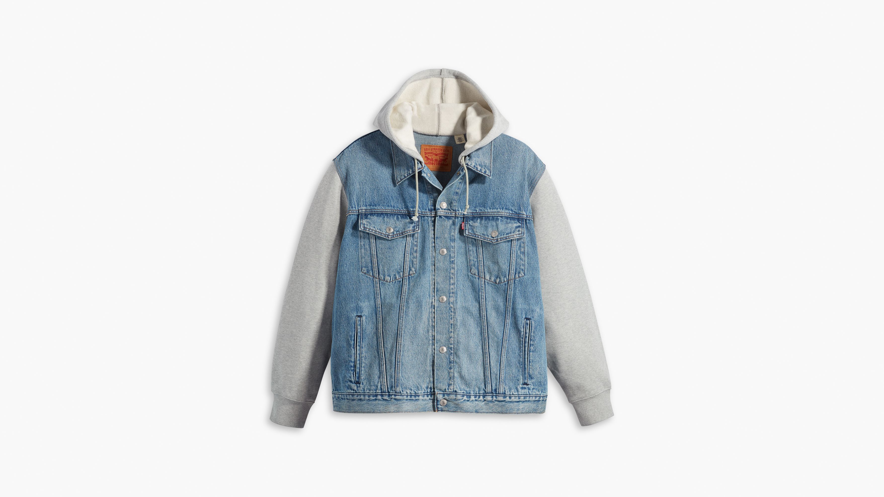 Hybrid Hoodie Trucker Jacket (Big) sold by Levi's product image thumbnail 3