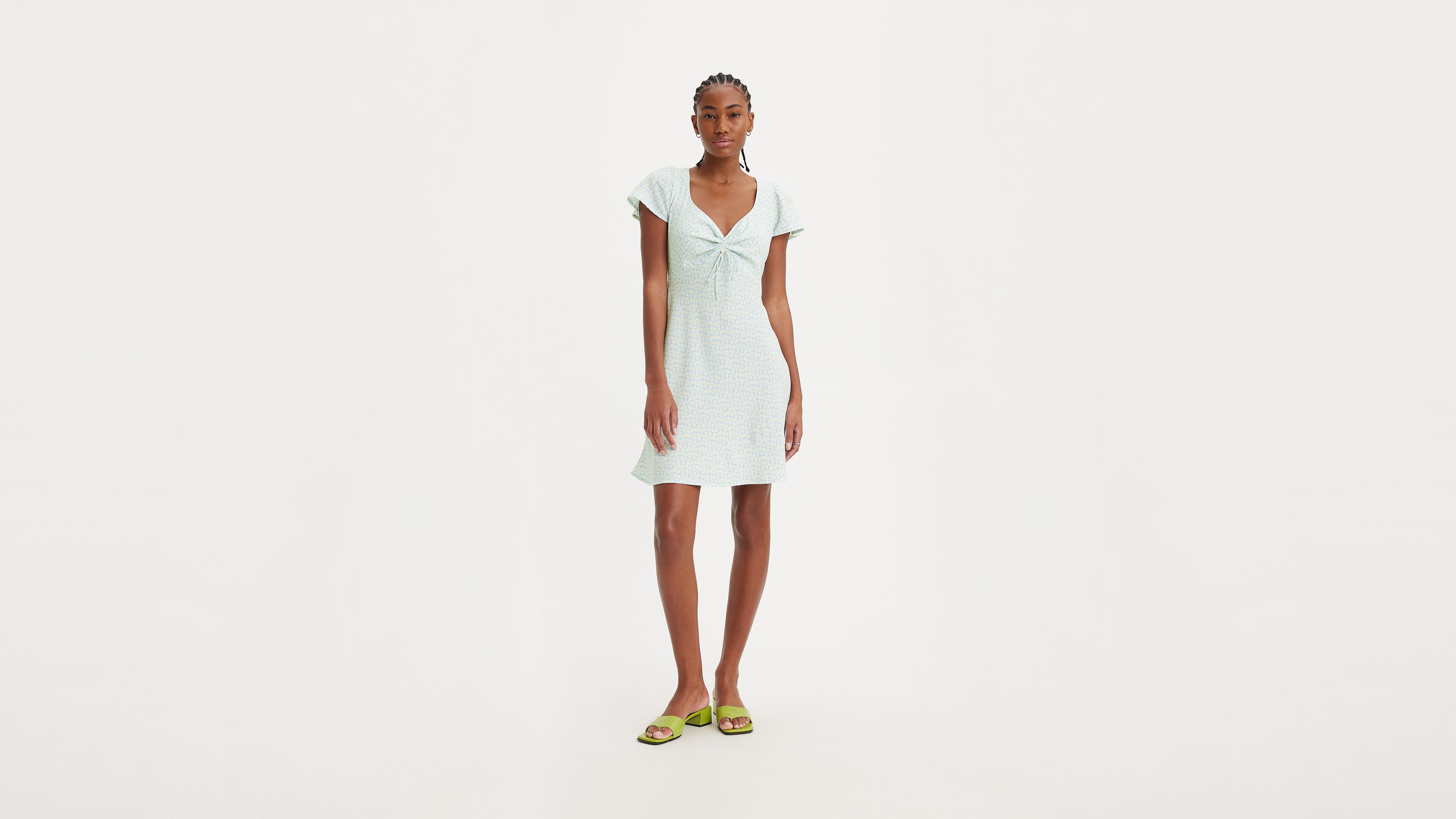 Skylar Flutter Sleeve Dress sold by Levi's product image thumbnail 2