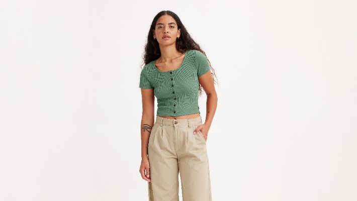 Short Sleeve Rach Top sold by Levi's