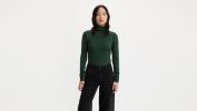 Ruched Turtleneck Top sold by Levi's