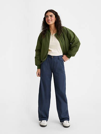High Rise Pleated Baggy Trouser Pants sold by Levi's