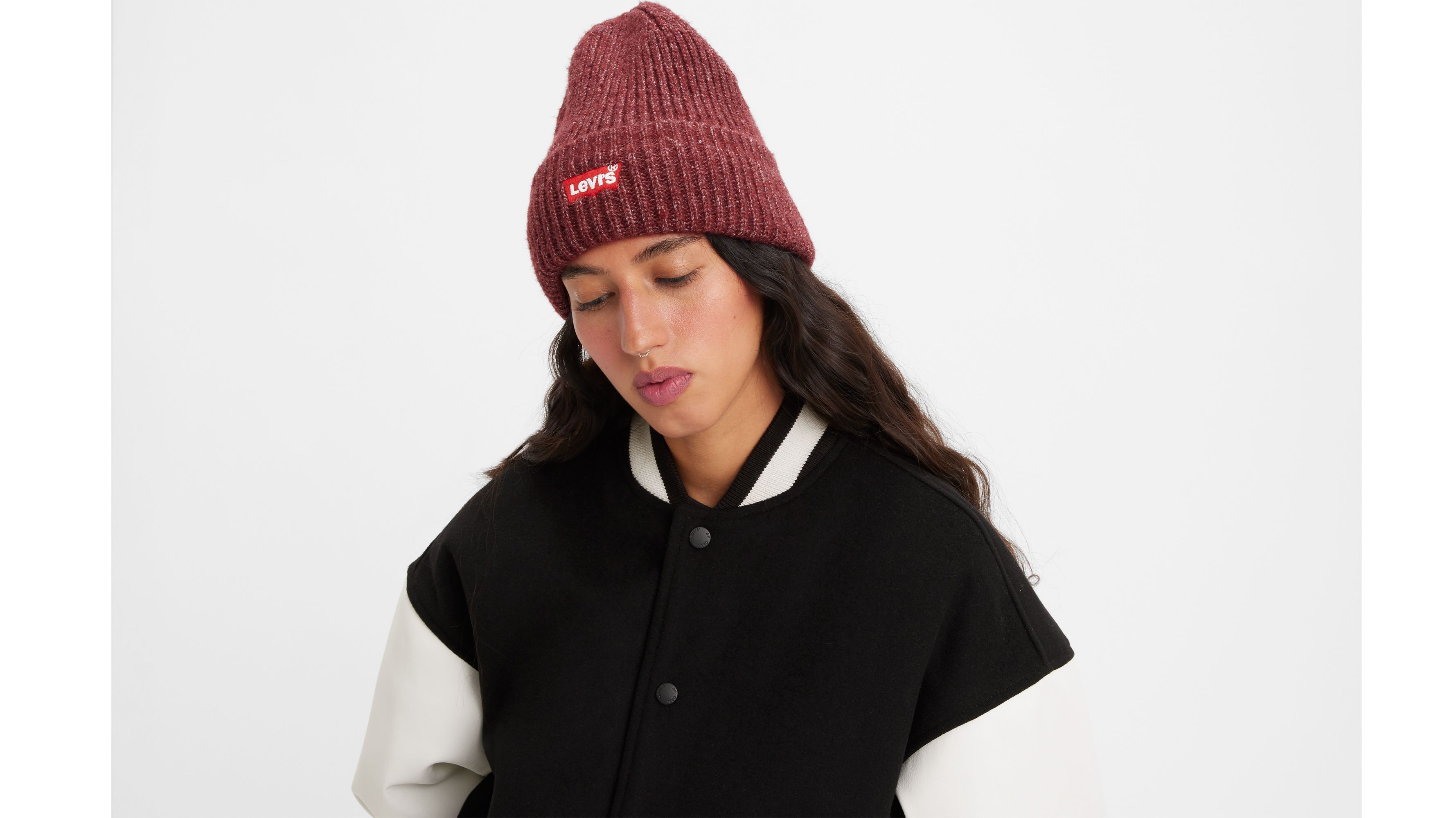Essential Ribbed Batwing Beanie sold by Levi's product image thumbnail 2