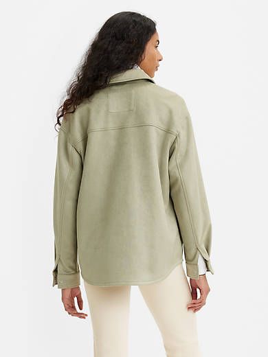 Faux Suede Shirt Jacket sold by Levi's product image thumbnail 2
