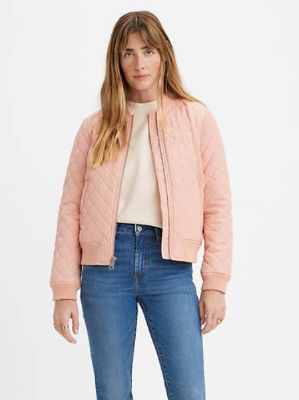 Diamond Quilted Bomber Jacket sold by Levi's