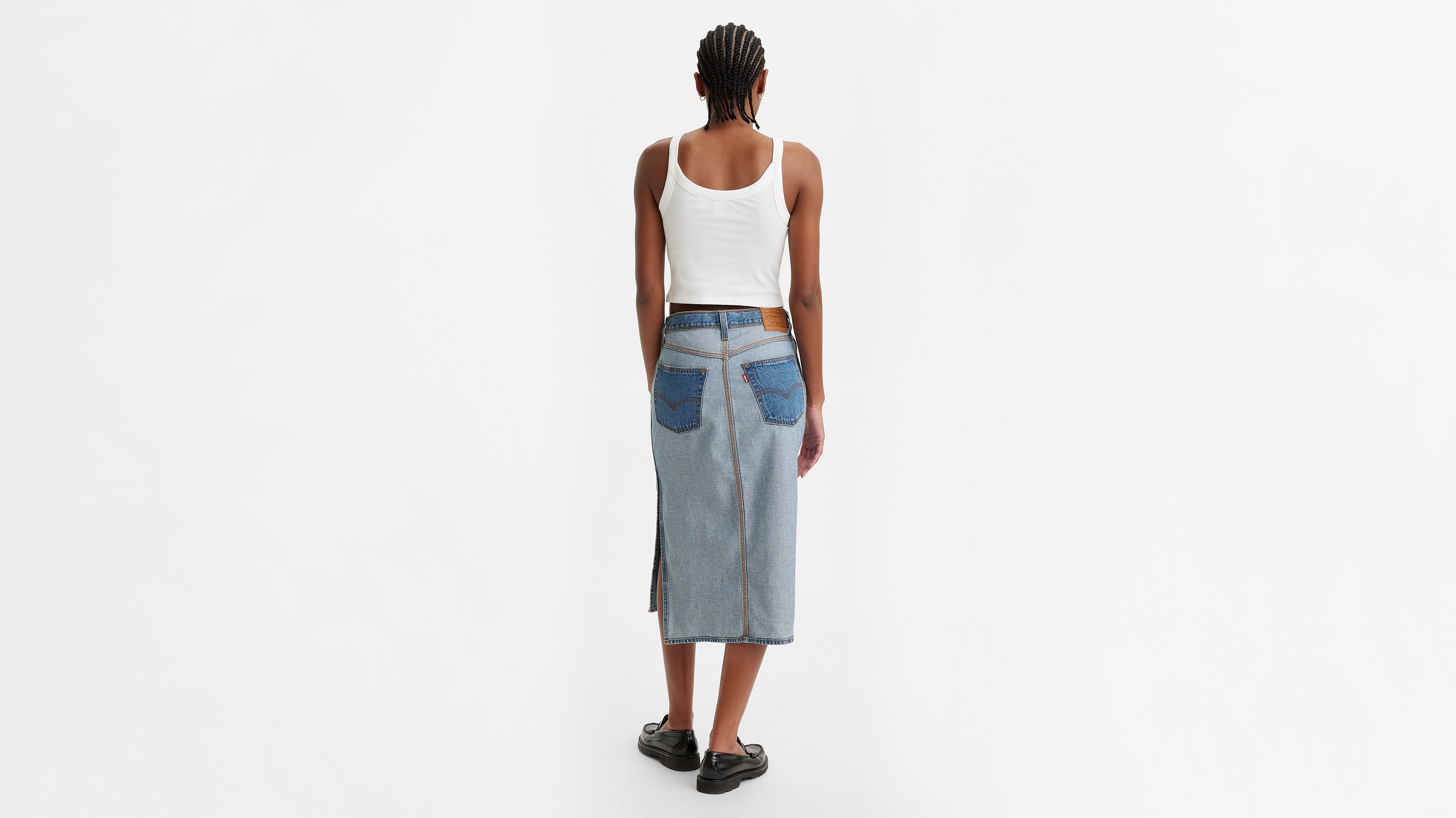 Reverse Side Slit Skirt sold by Levi's product image thumbnail 3