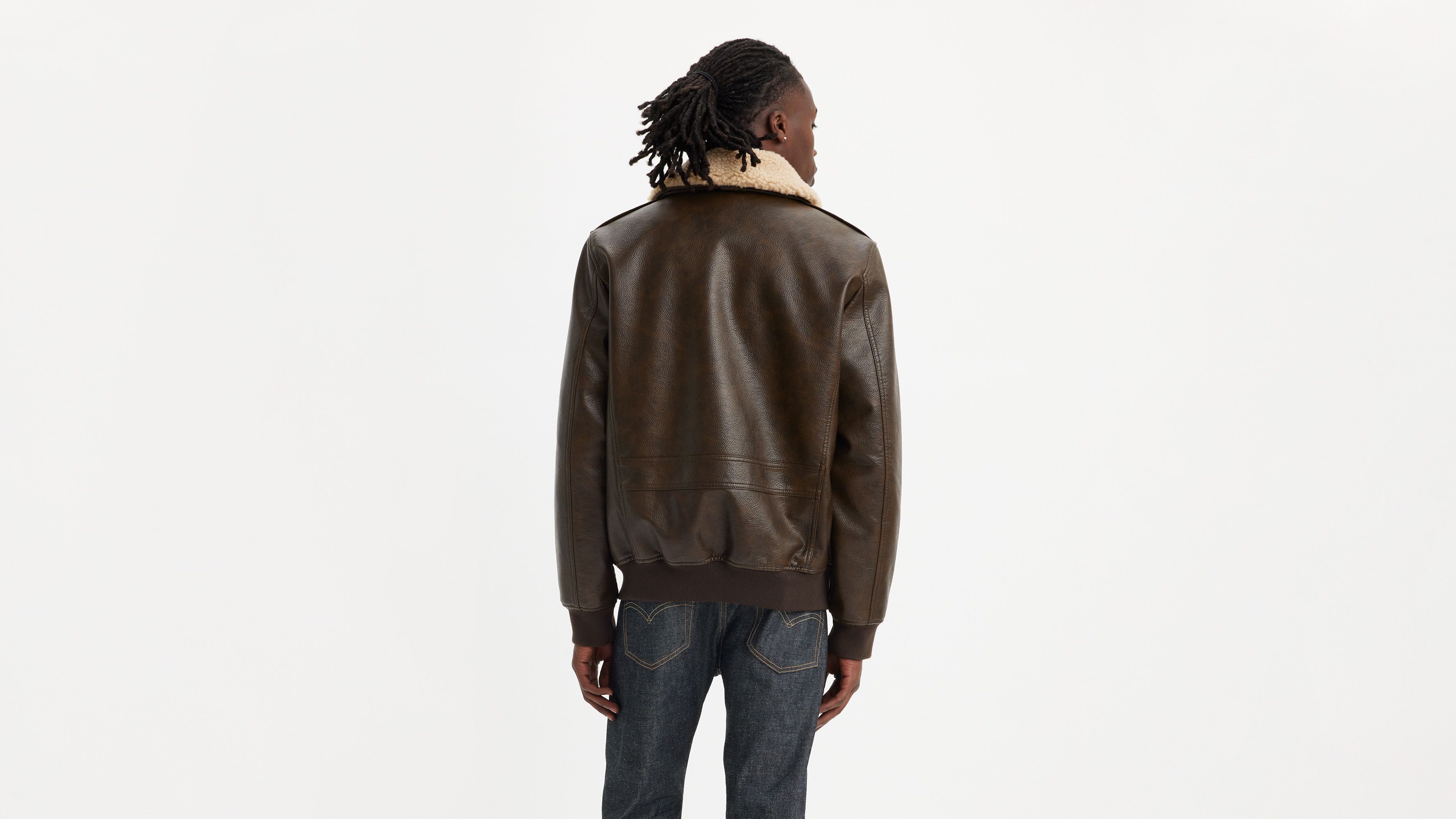 Aviator Bomber Jacket with Sherpa Collar sold by Levi's product image thumbnail 2