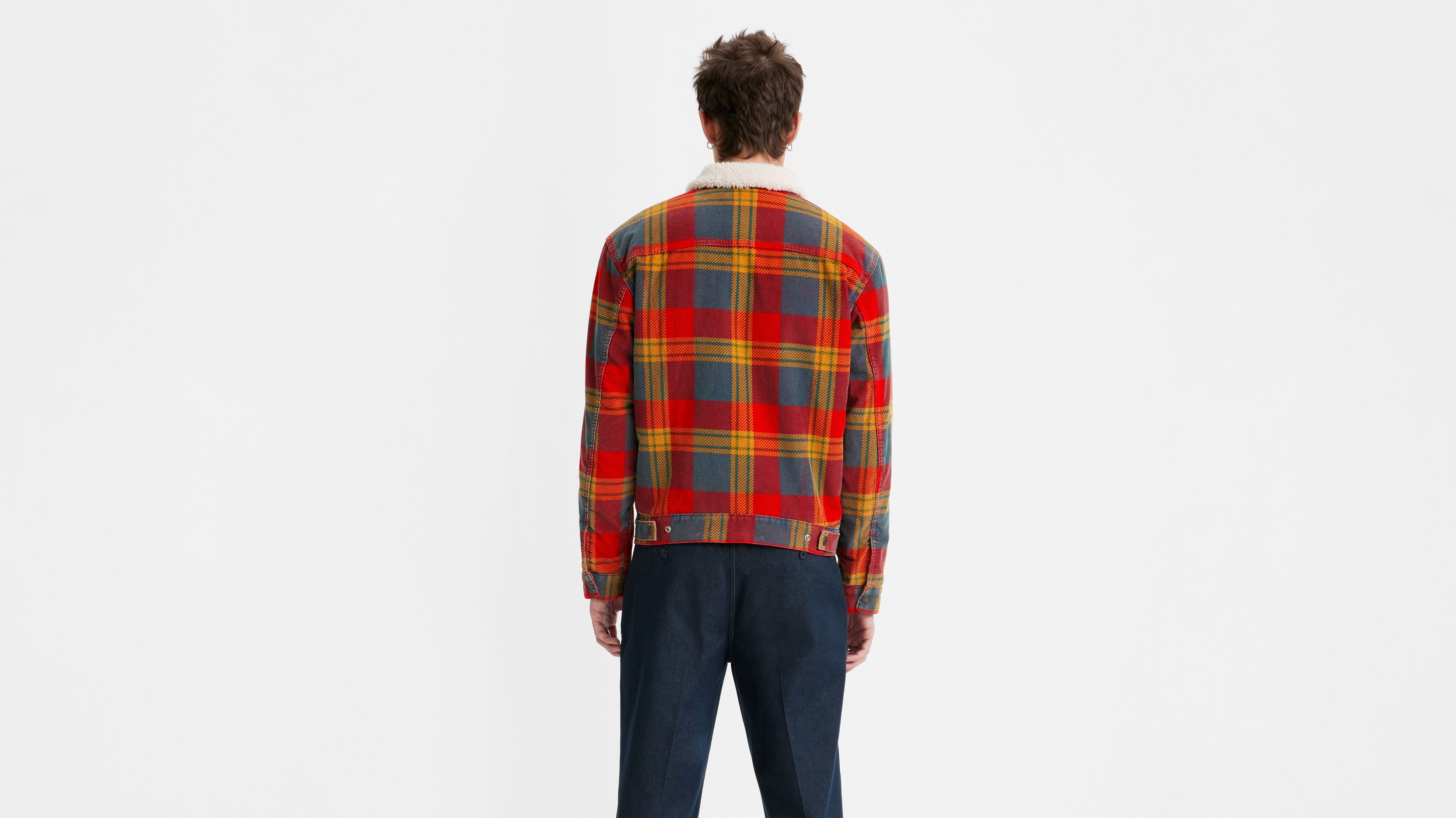 Plaid Corduroy Type III Sherpa Trucker Jacket sold by Levi's product image thumbnail 2