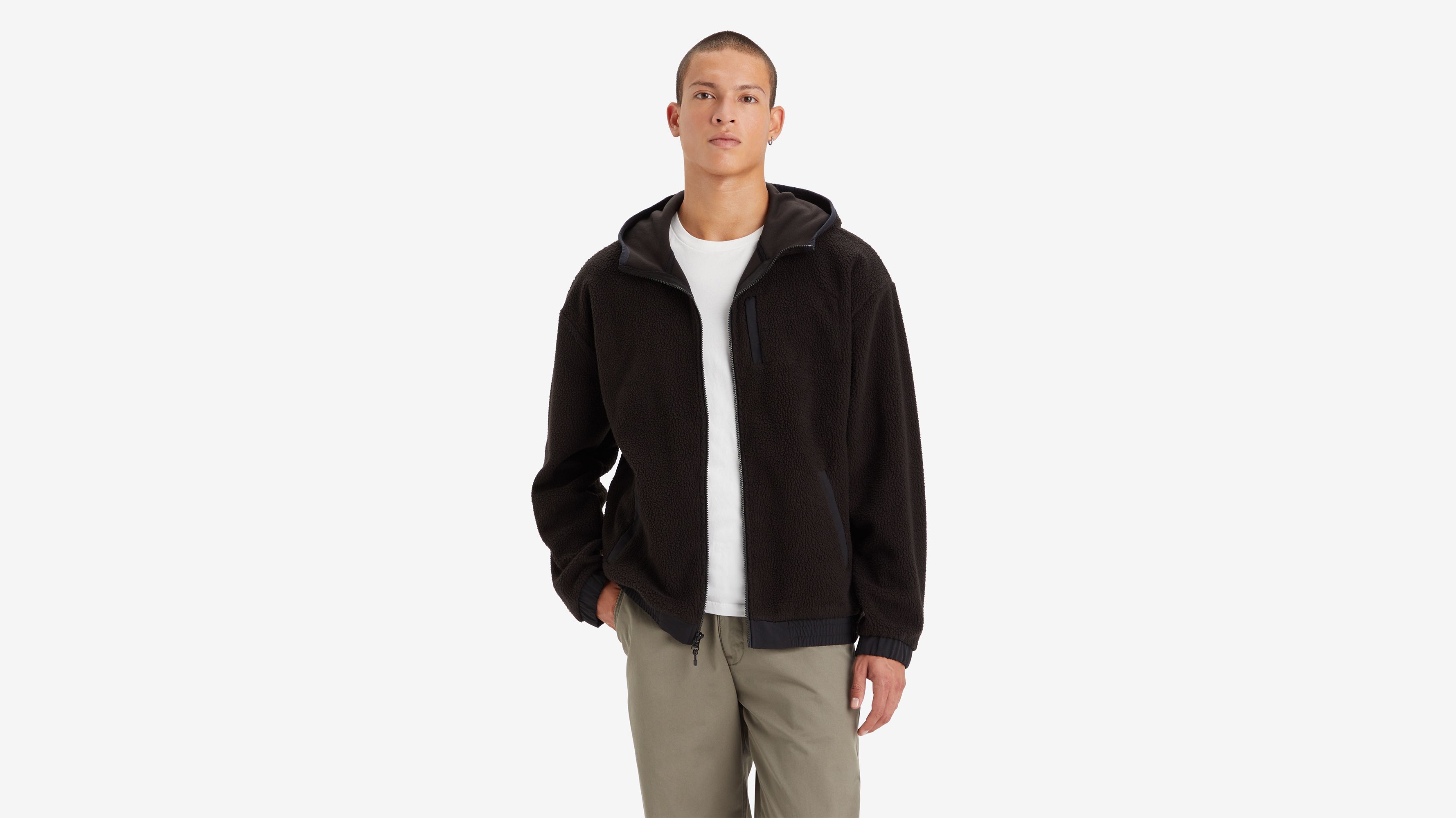 Pop Hoodie Sherpa Sweatshirt sold by Levi's