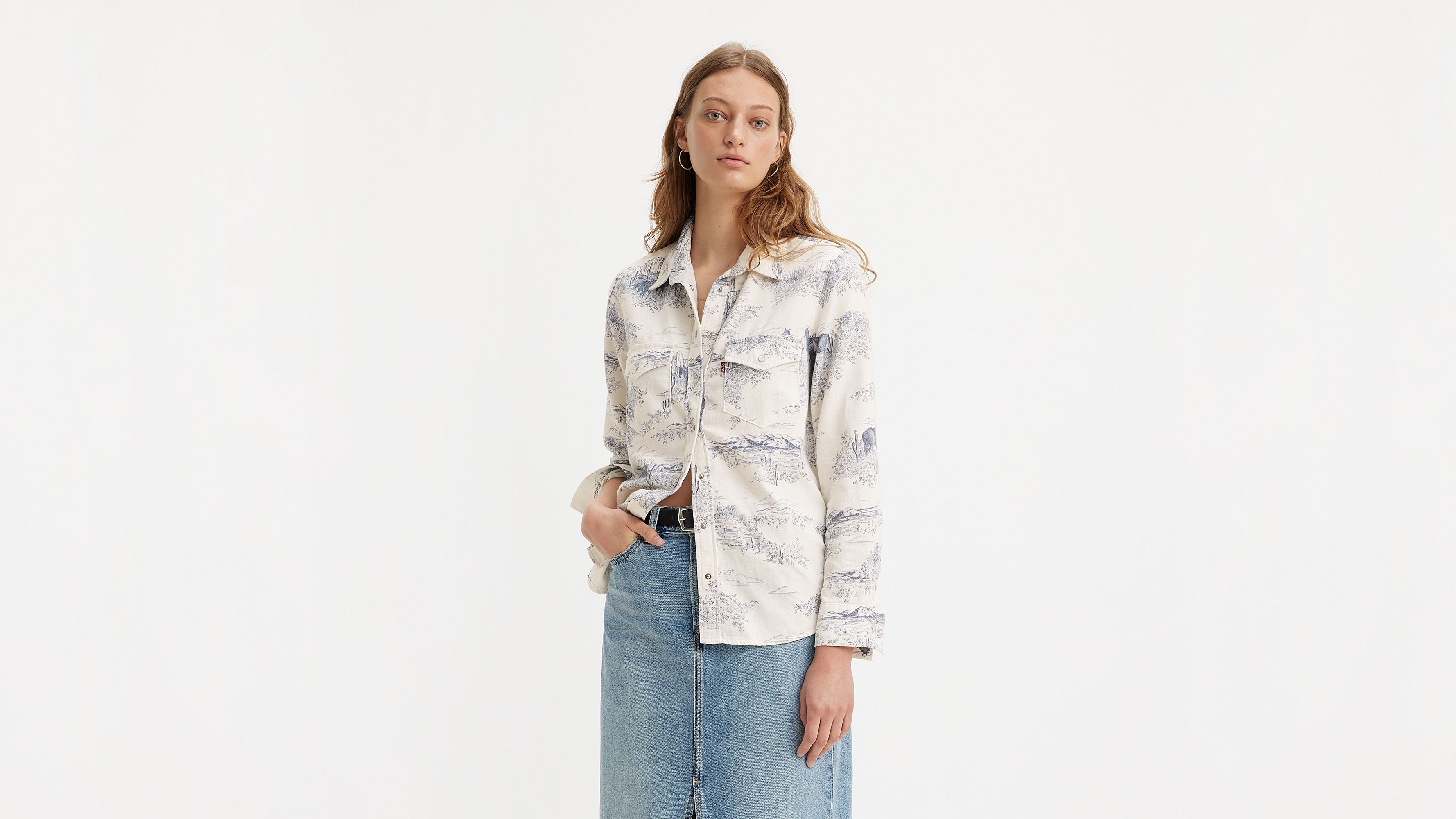 Iconic Western Denim Shirt sold by Levi's product image thumbnail 2