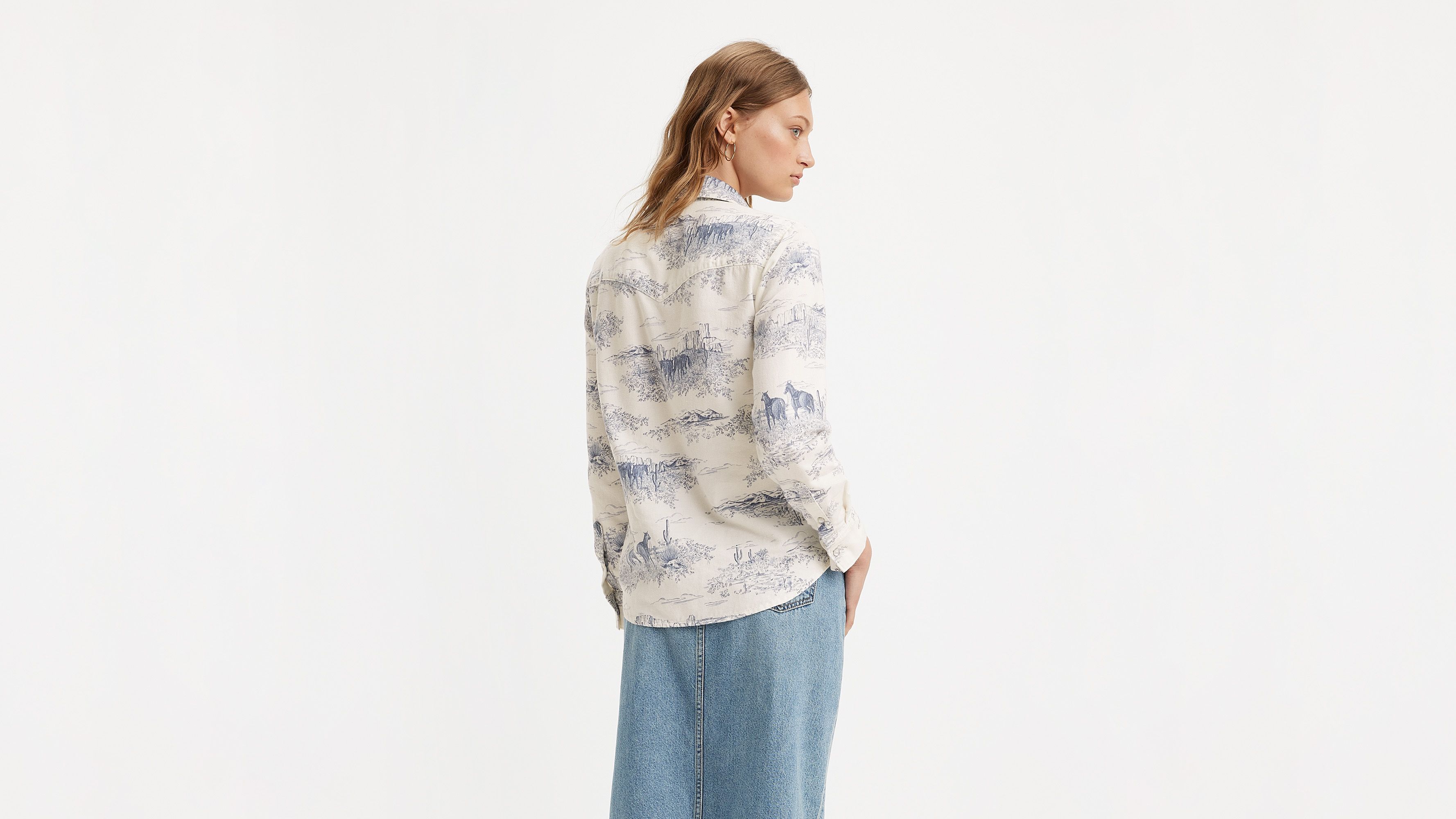 Iconic Western Denim Shirt sold by Levi's product image thumbnail 3