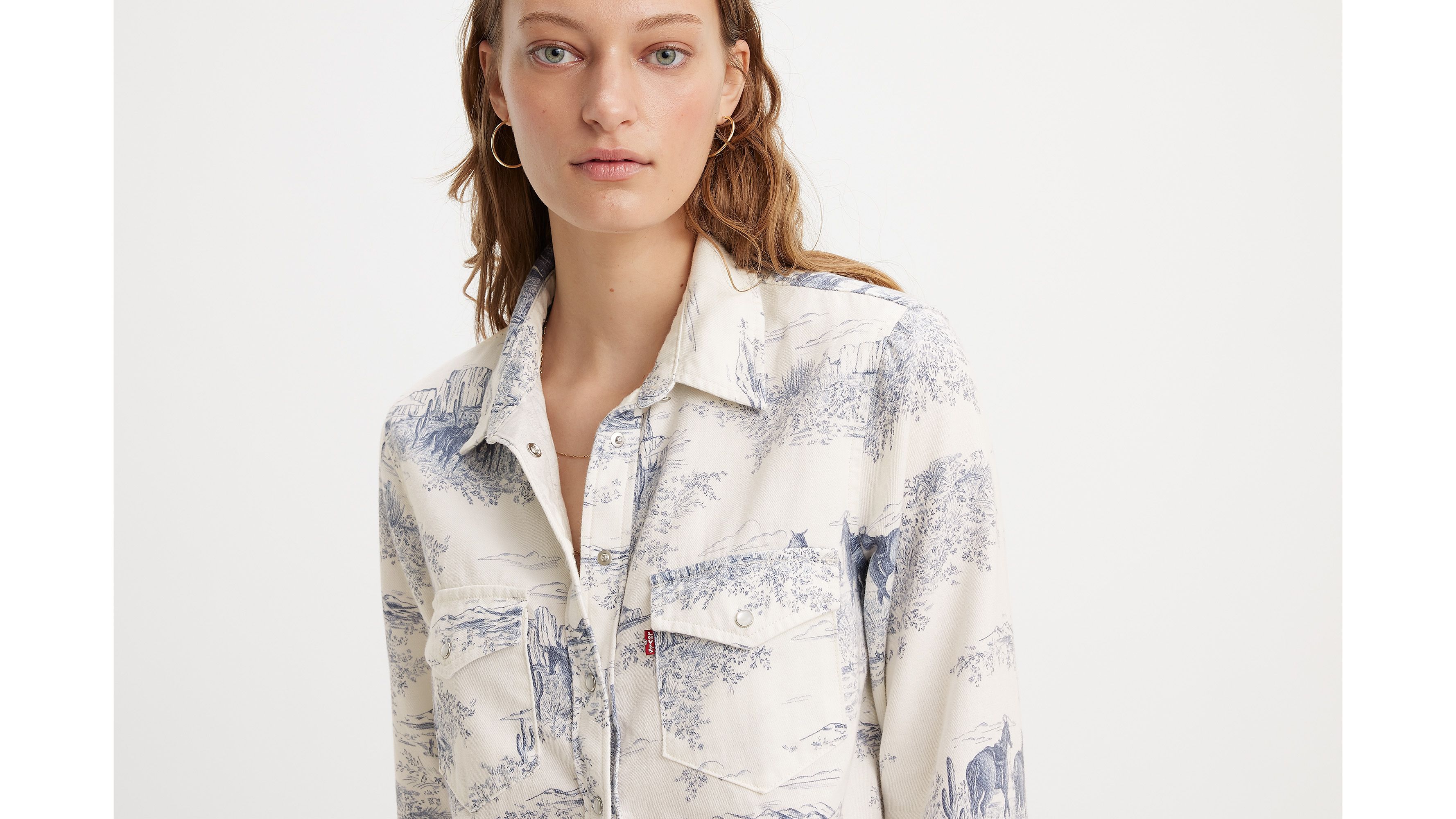 Iconic Western Denim Shirt sold by Levi's product image thumbnail 4