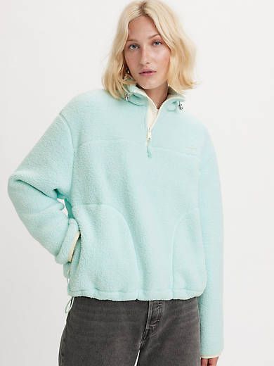 Big Foot Sherpa 1/4 Zip Sweatshirt sold by Levi's